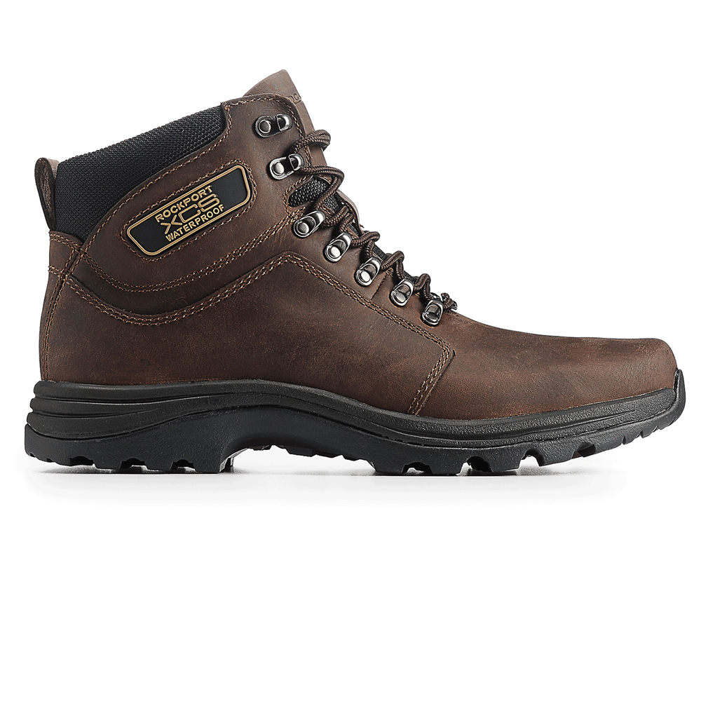 Botas Rockport Homem Marrom - Cold Springs Waterproof Elkhart - 49352ABFK